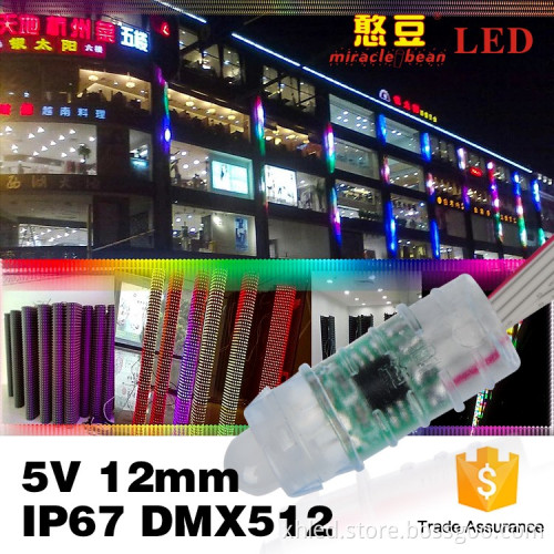 RGB Epista Waterproof Full Color Outdoor 12mm DC5V IP67 Led IC DMX512 Controller LED Pixel